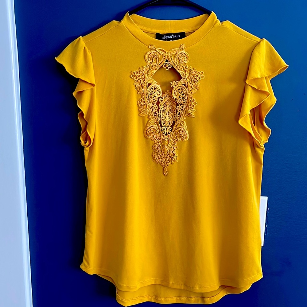 Yellow Blouse Sweet Rain